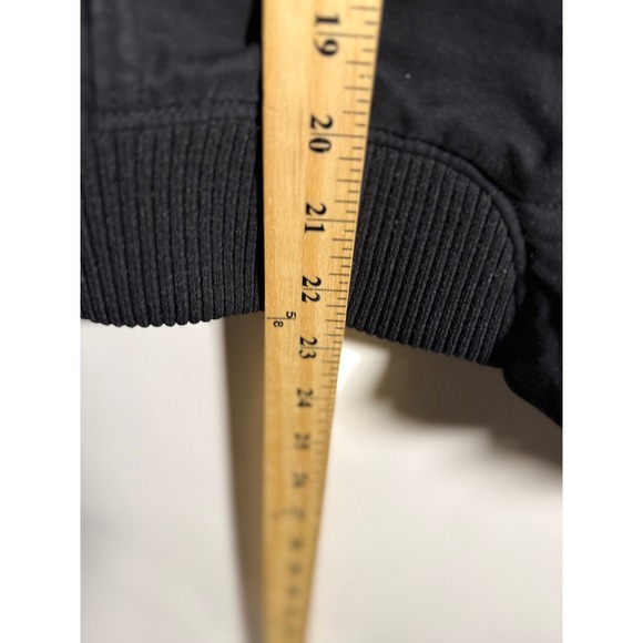 Carhartt Rugged Flex Bomber Jacket Womens Small Black Canvas Full Zip 102524-W - Picture 8 of 8